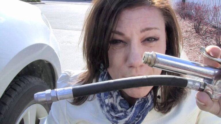 How to Use Tire Pump at Gas Station